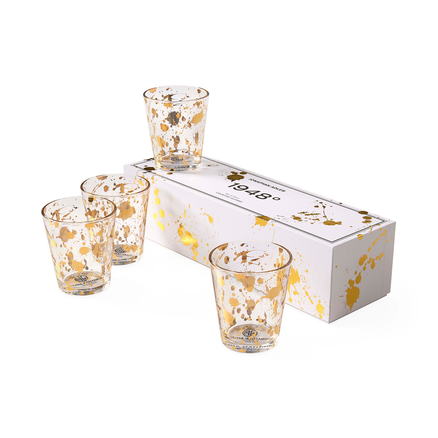 1948 Rocks Glassware Set with box