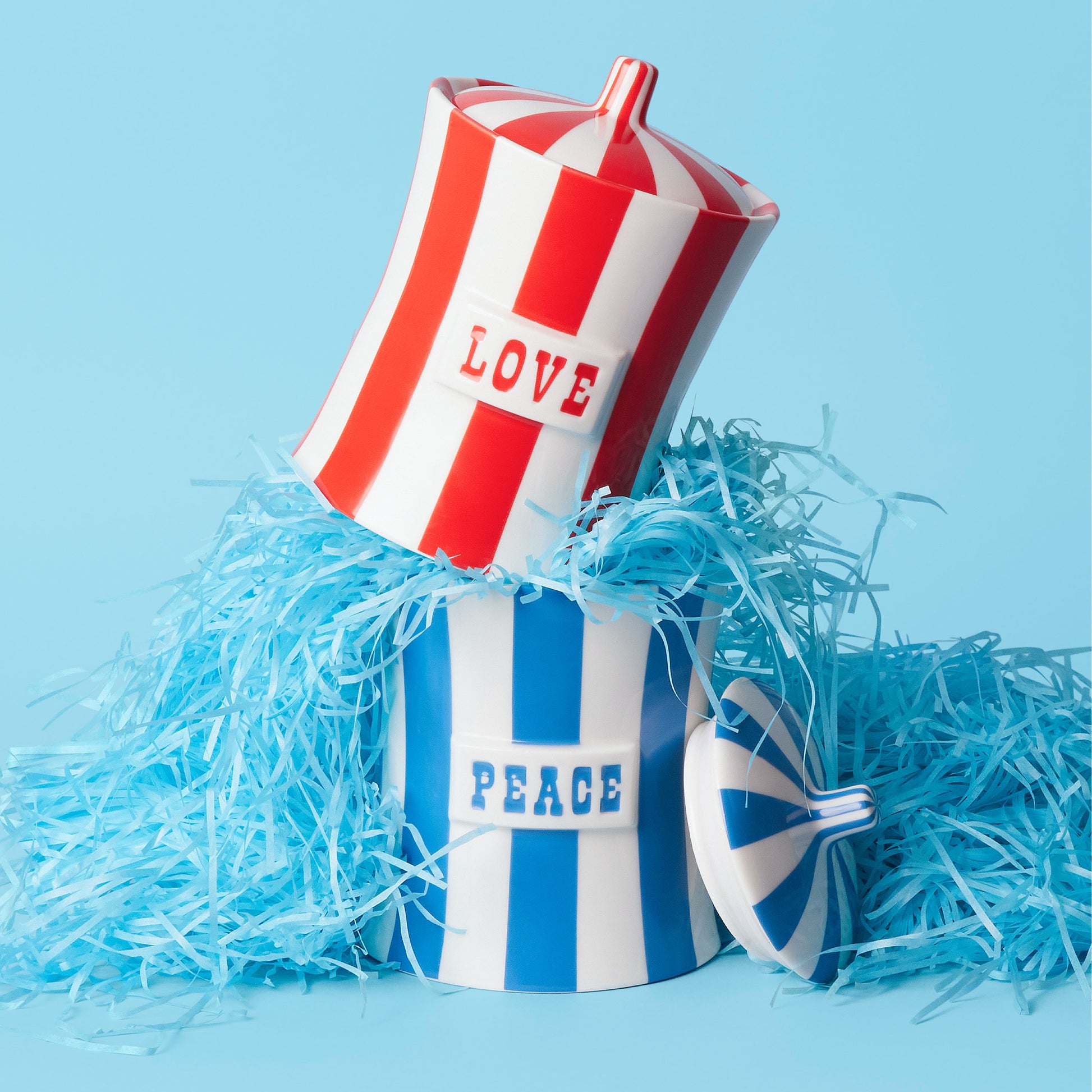 vice peace and love canister for breast cancer research foundation donation - styled view 3