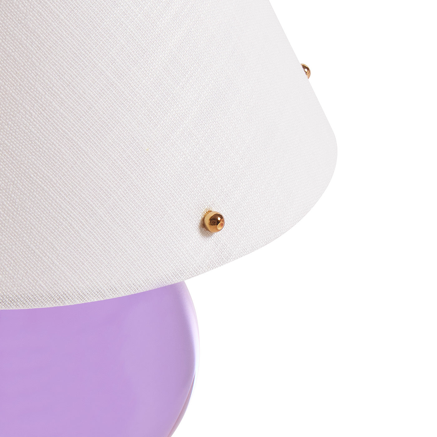 belvedere vanity lamp lavender detail view