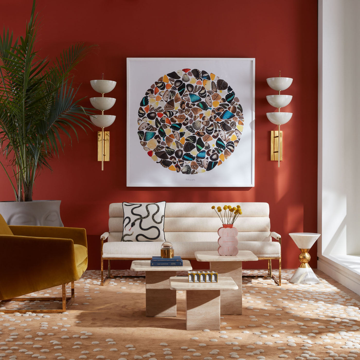 Vapor Rug - styled view