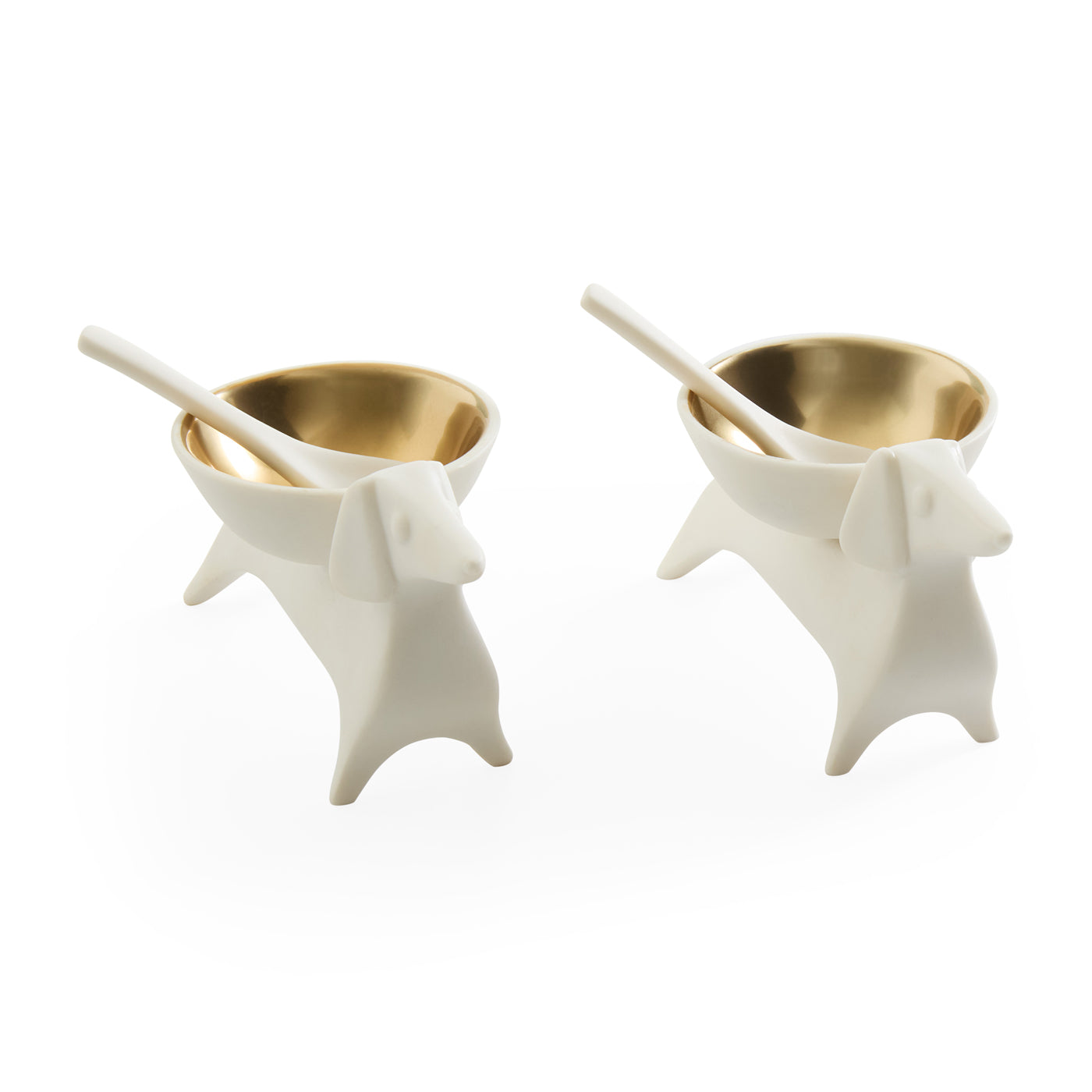 Dachshund Salt & Pepper Cellars with salt