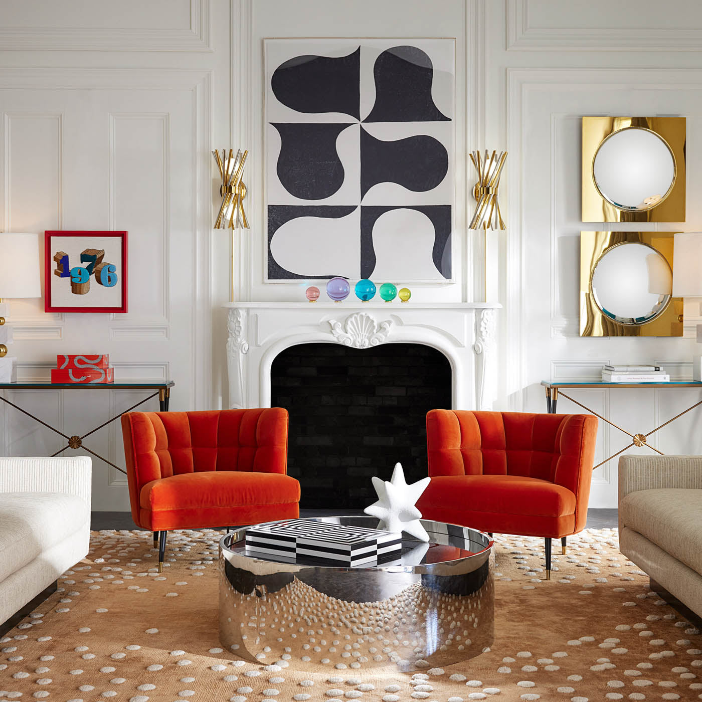 Vapor Rug with Brussels T Dining Table styled