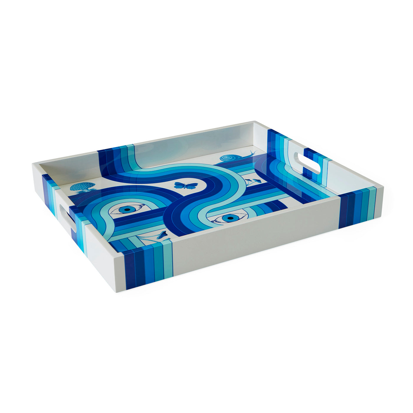 Druggist Lacquer Tray - side view