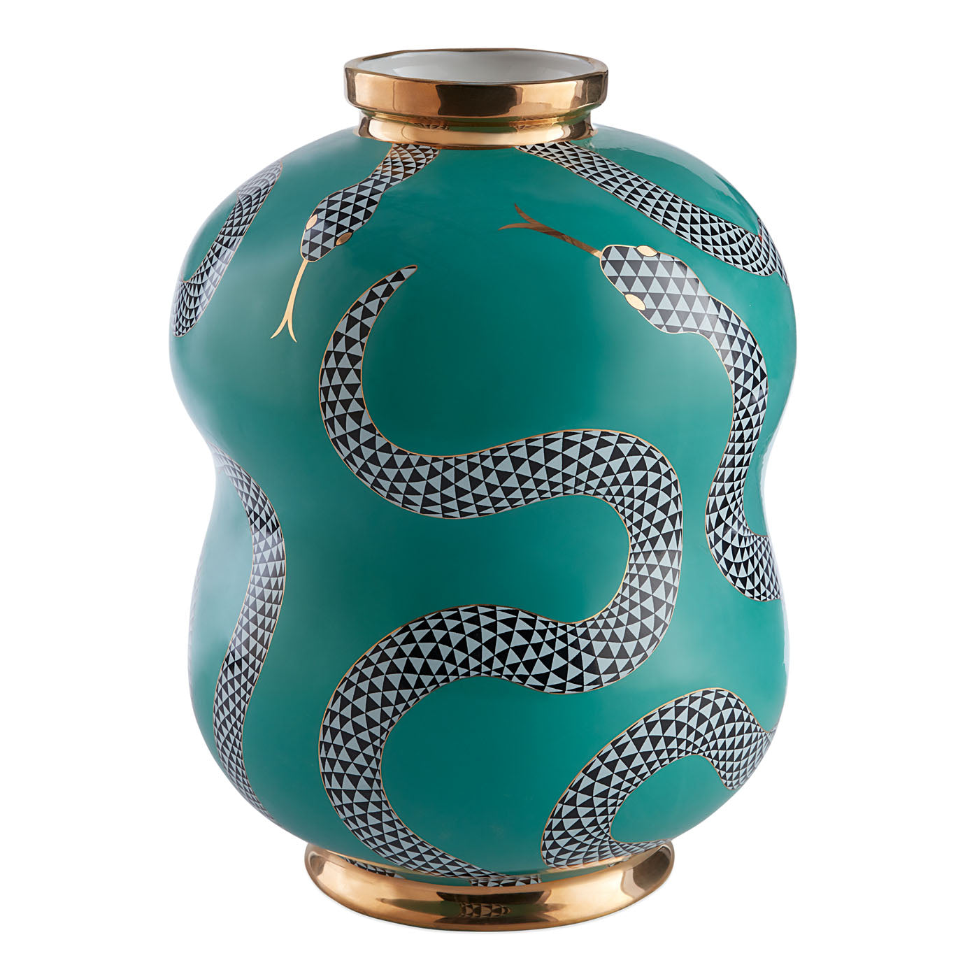 Eden Cinched Vase - back view