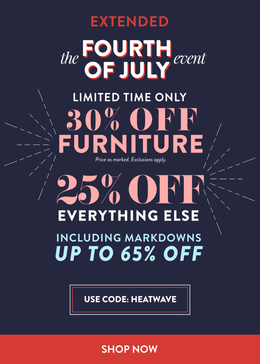 Furniture Event June 2023 Jonathan Adler