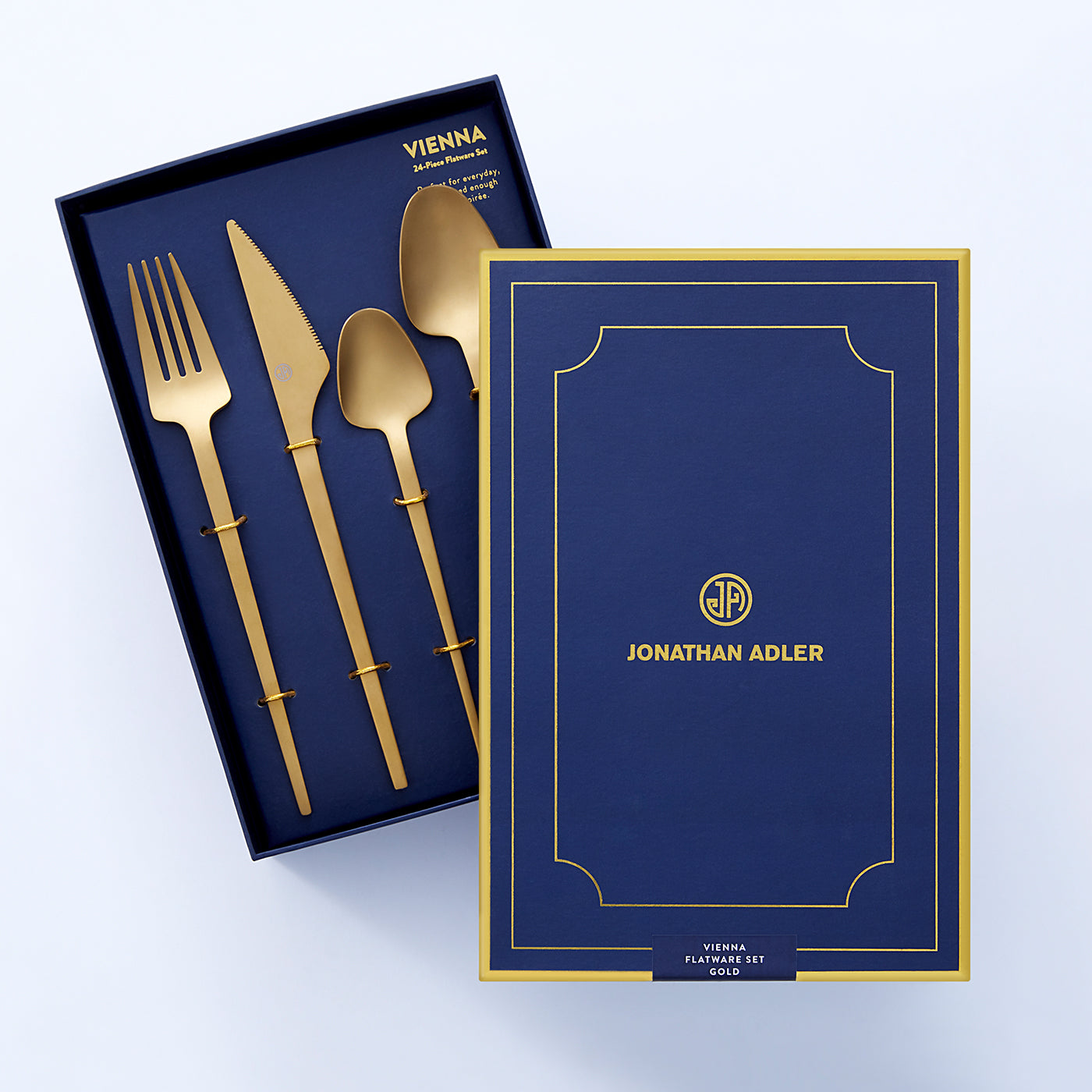 vienna flatware ether dinnerware - styled view 4