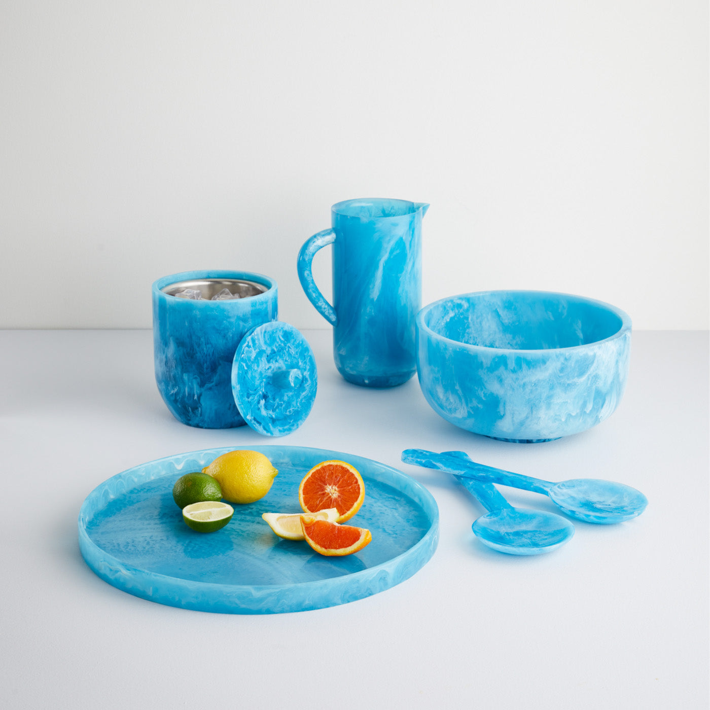 mustique servware collection - styled view