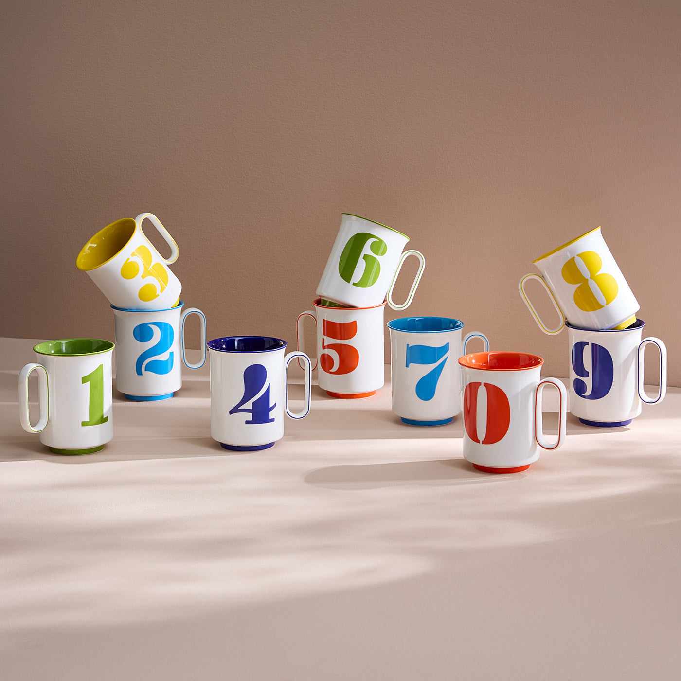 Lucky Number Mug - styled view