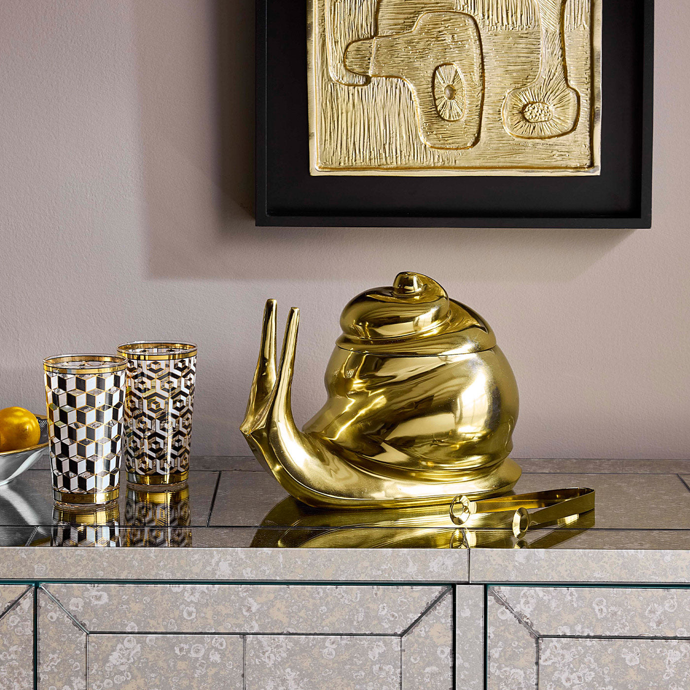 アート　ジル・べラック/Gilles Bailac Brass Snail Ice Bucket – Jonathan Adler