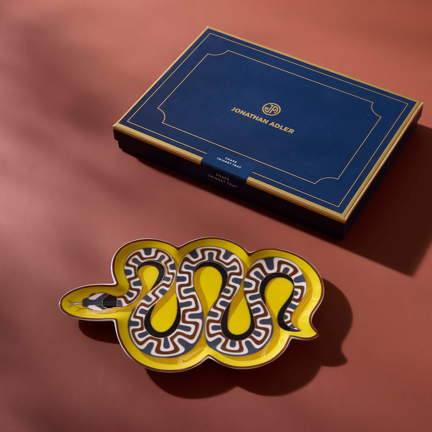 Snake Trinket Tray - styled view