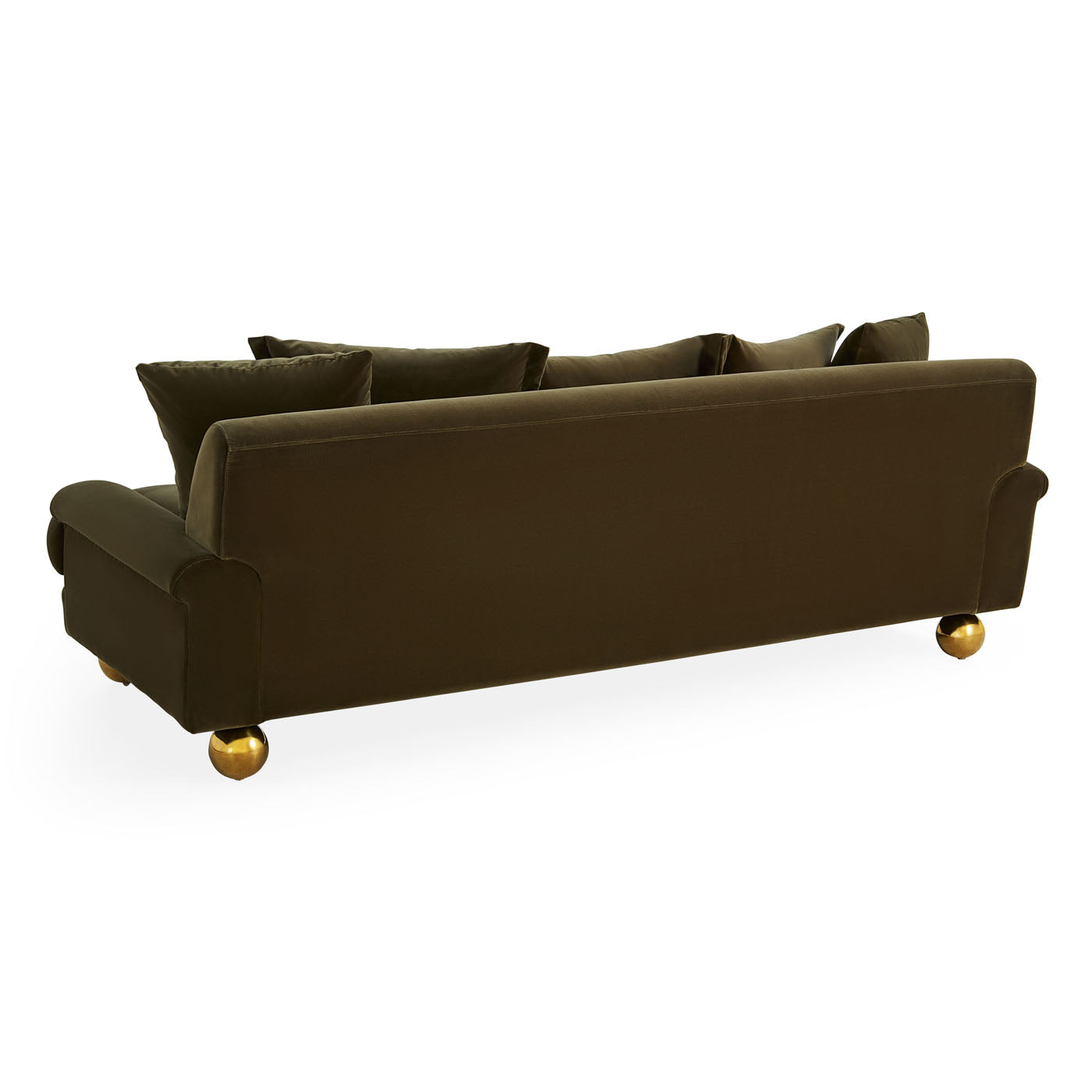 Greenwich Sofa Vincenza Sage - back angle view