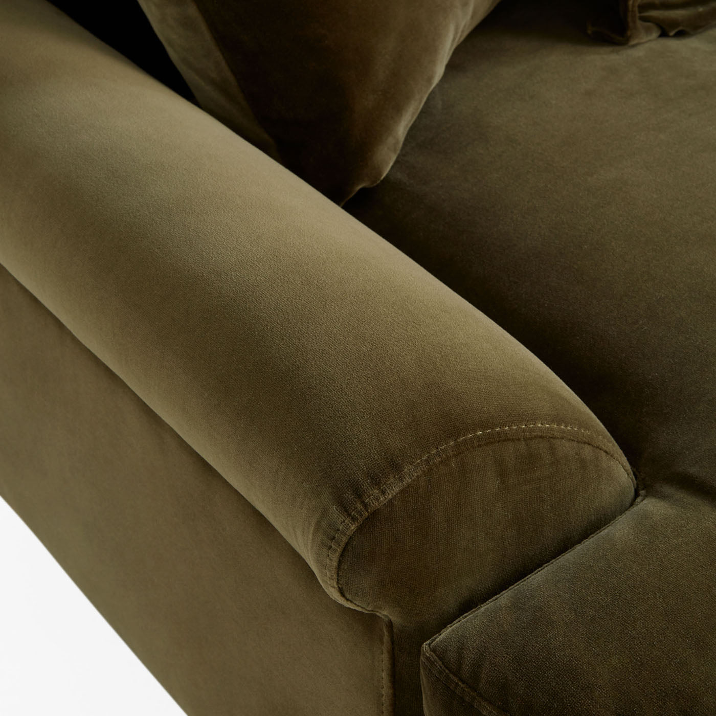 Greenwich Sofa Vincenza Sage - details view