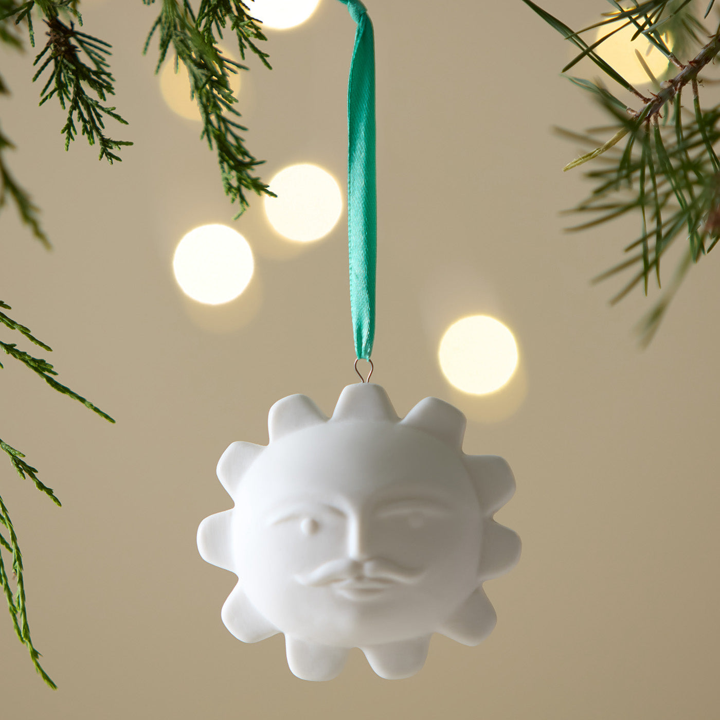 Sun Ornament - styled front view