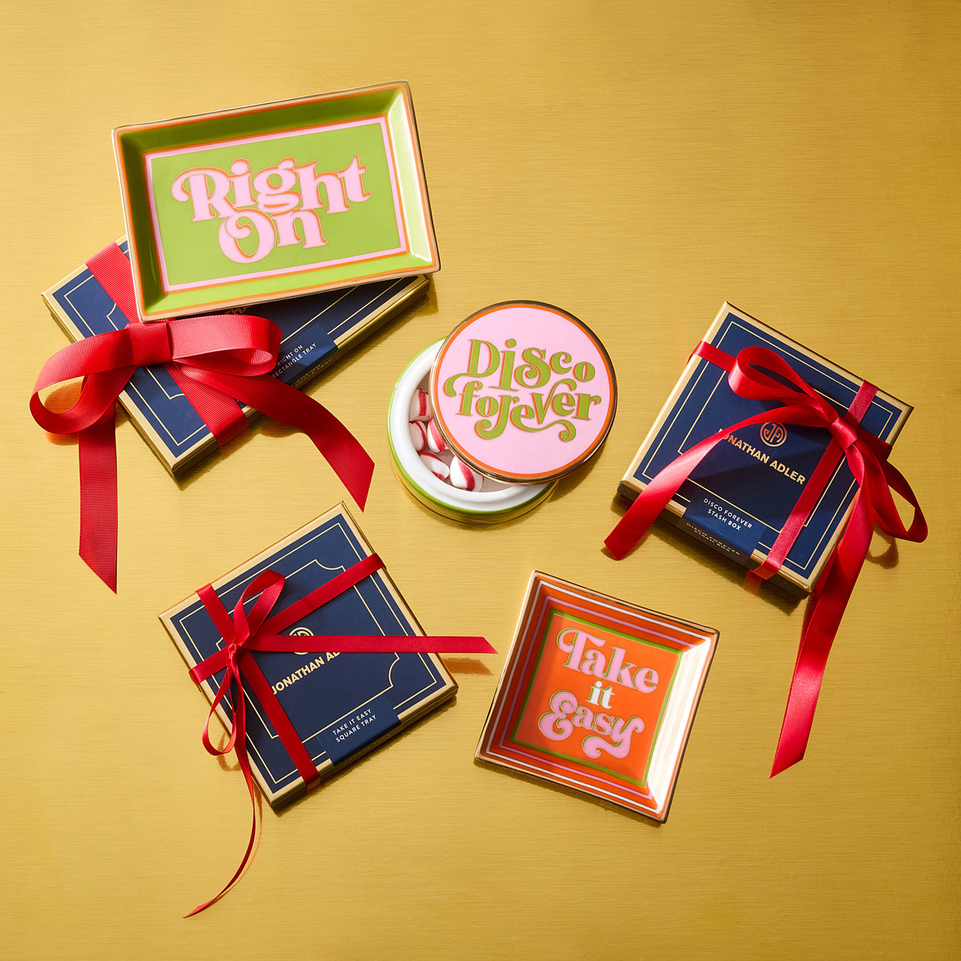 Take It Easy Square Tray - holiday shot