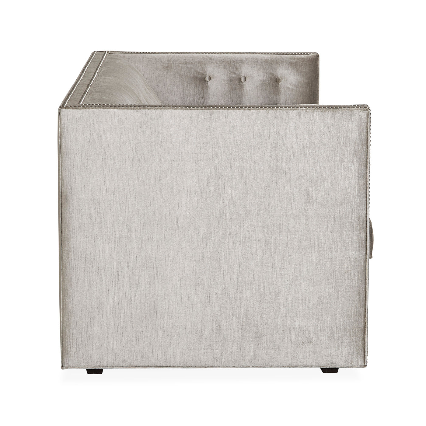 lampert sleeper sofa brussels charcoal velvet - alt view 3