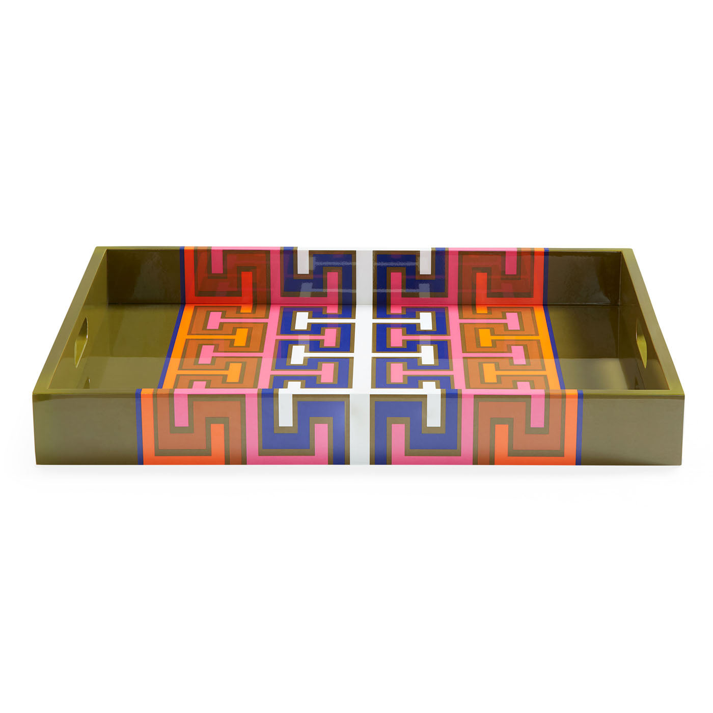 Madrid Lacquer Tray - front view