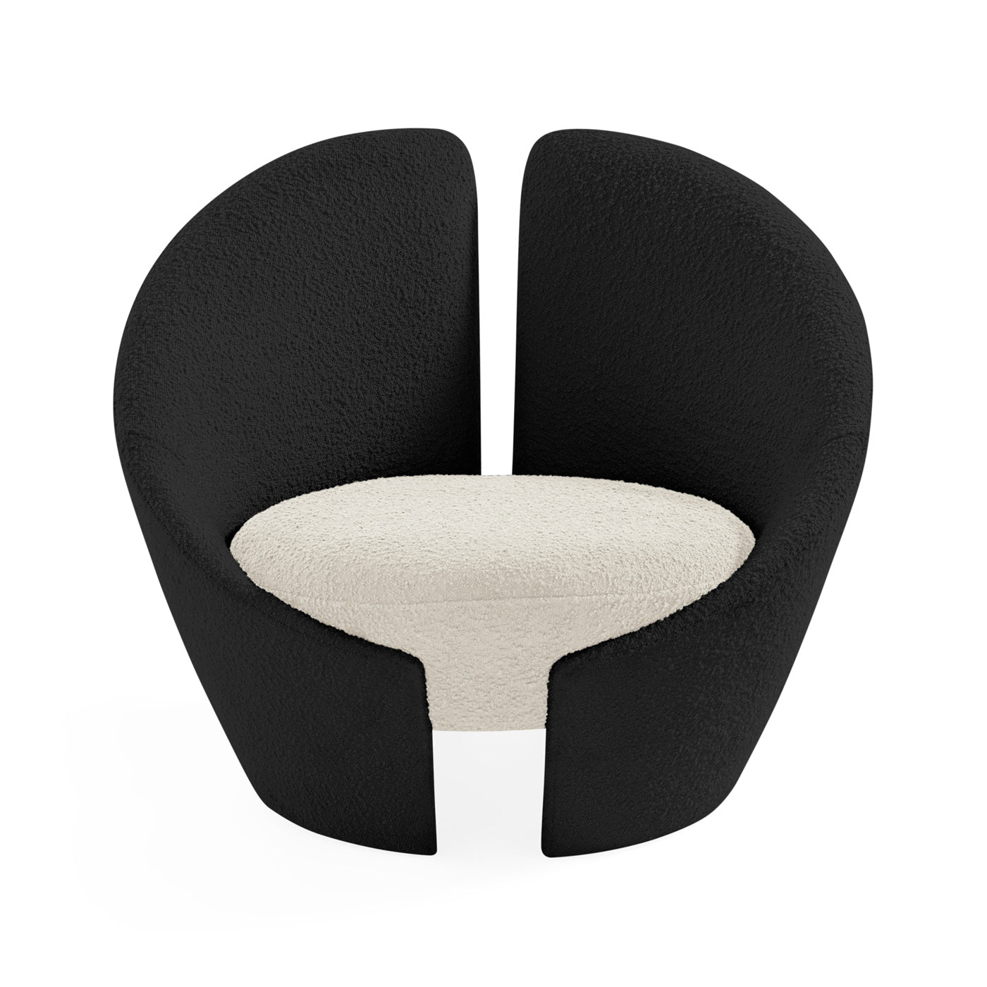 Marais Lounge Chair Olympus Ebony - angle view