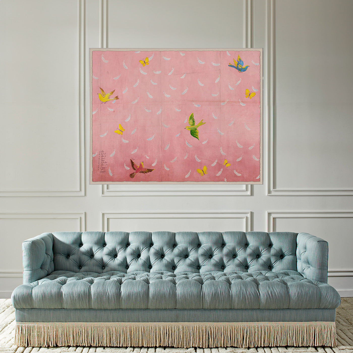 Paule Marrot Feathers with Lampert Bed