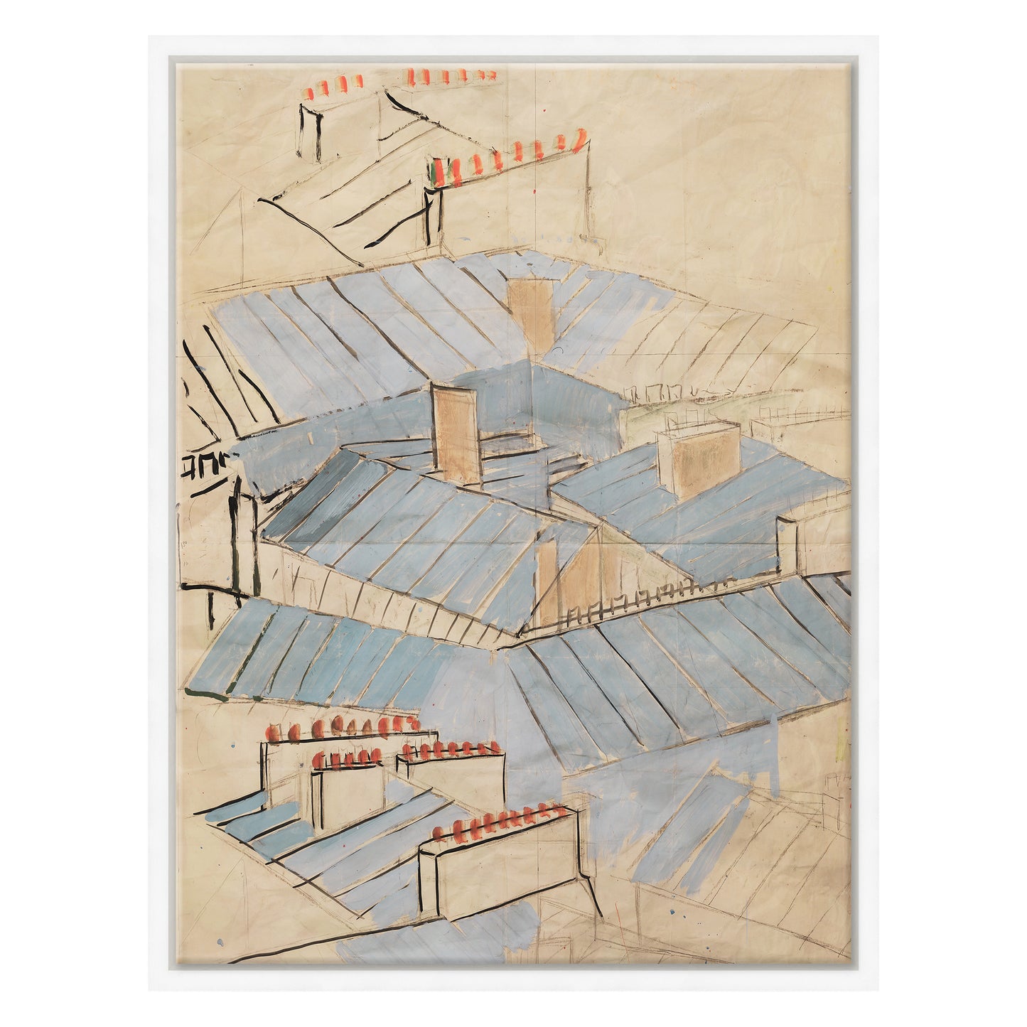 Paule Marrot - Rooftops - front view