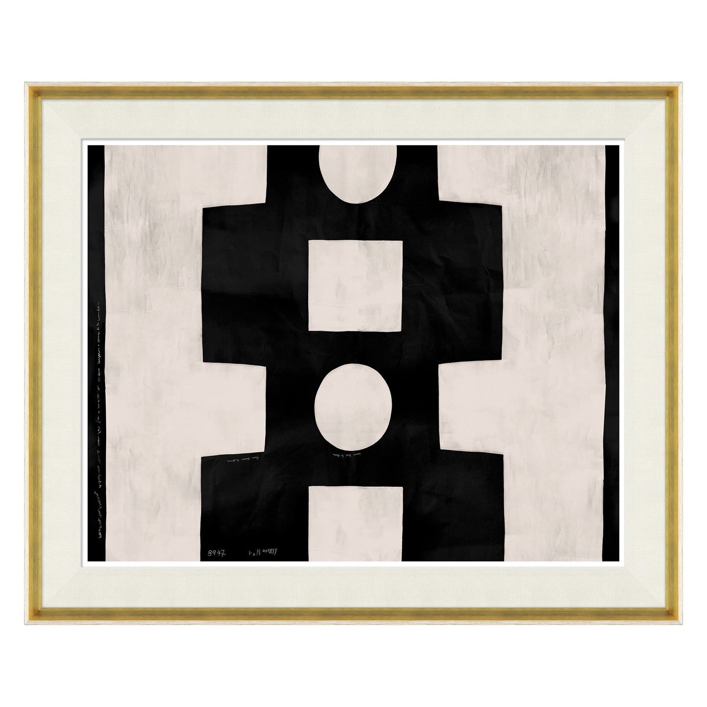 Paule Marrot - White and Black Abstract