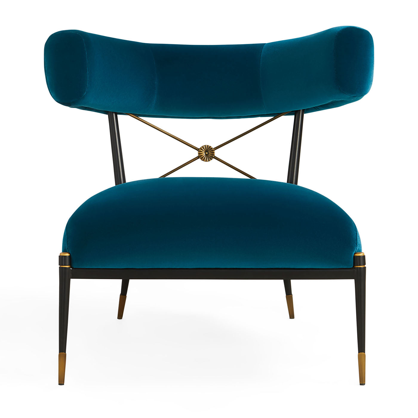 Rider Klismos Lounge Chair - front view