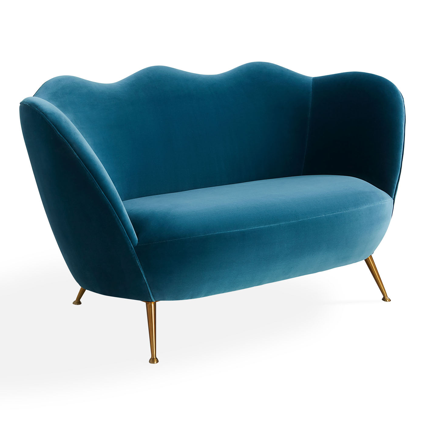 Ripple Apartment Sofa - side angle view