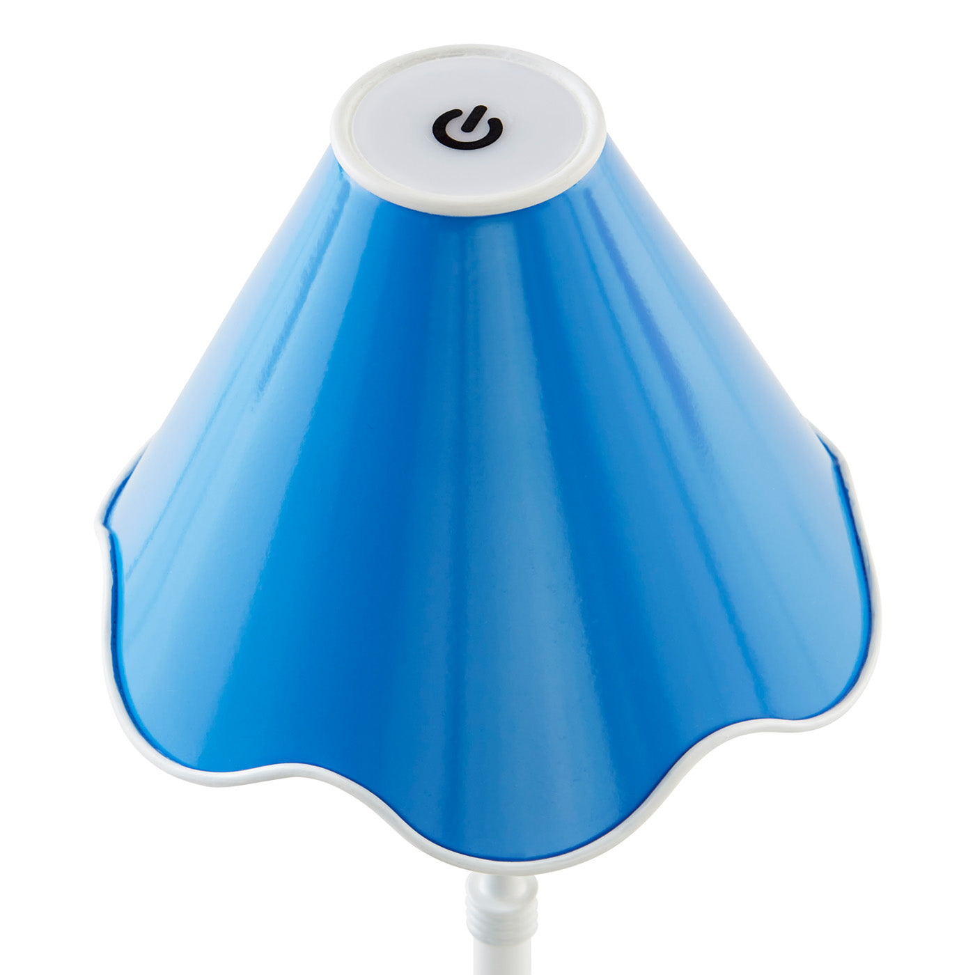 Ripple Rechargable LED Table Lamp Blue White - detail view