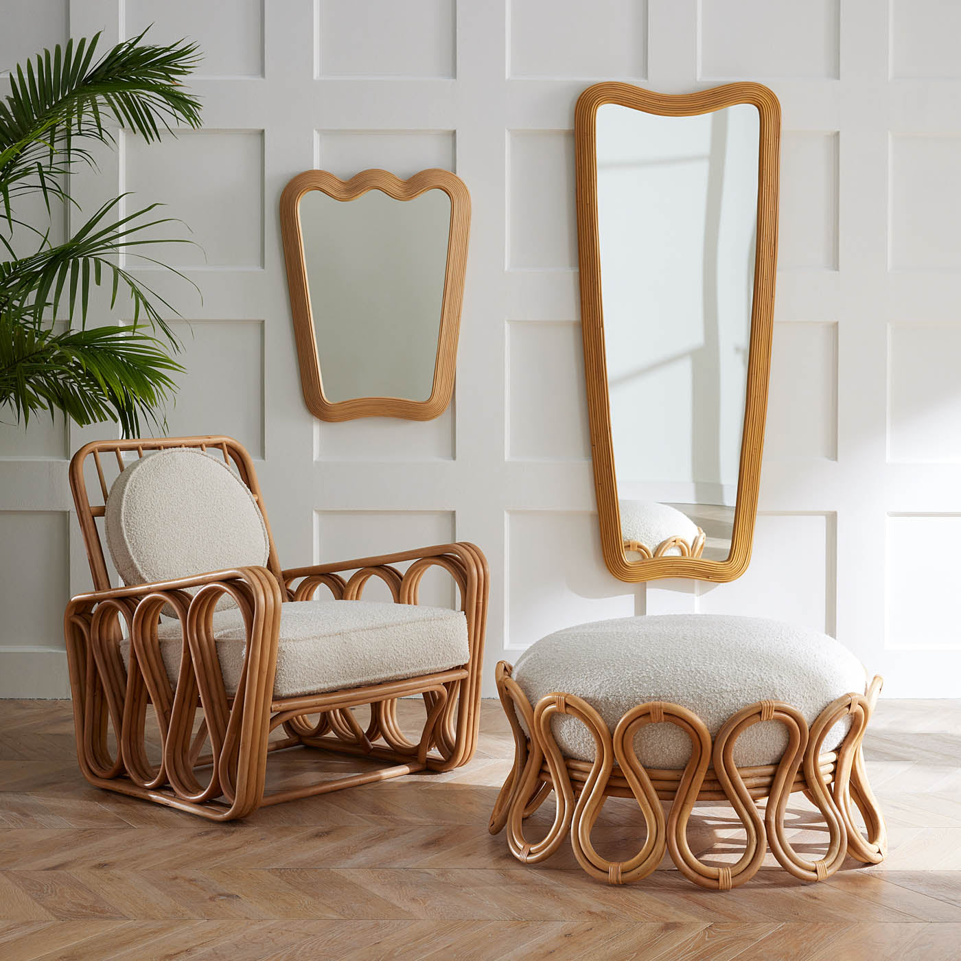 Riviera Ripple Mirror - details view