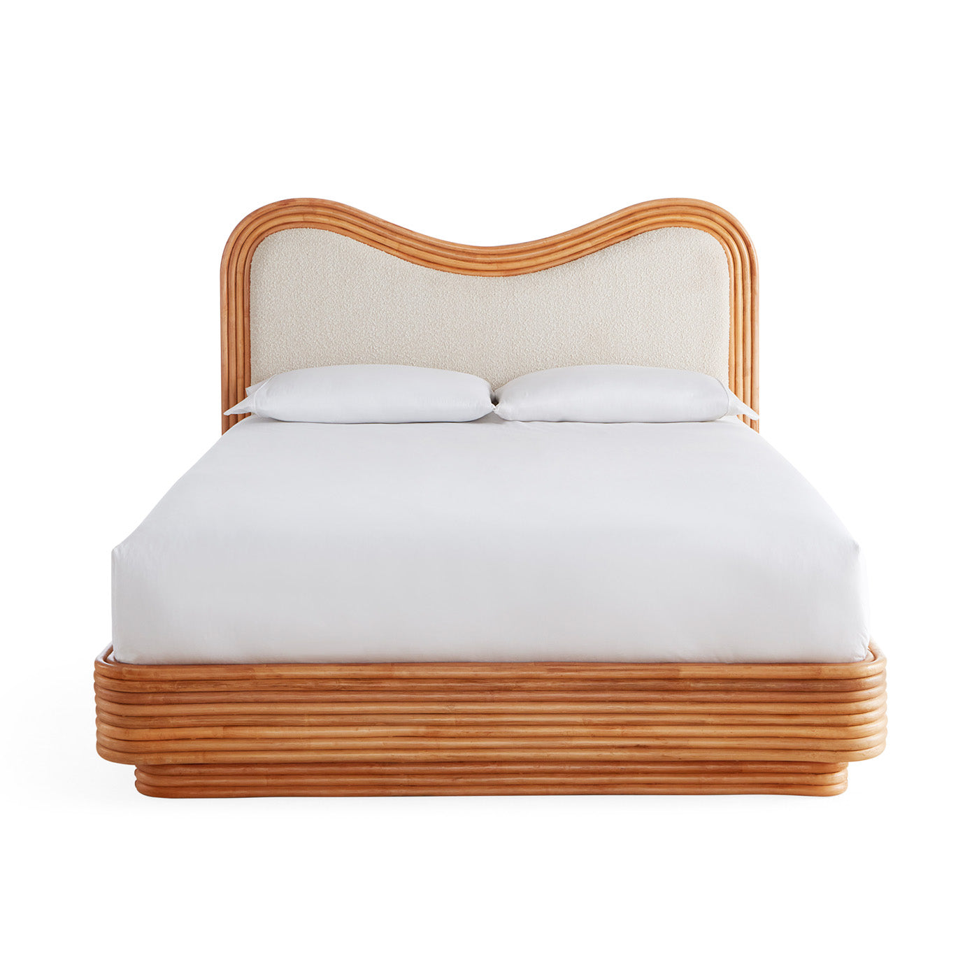 Riviera Wave Bed Queen - front view