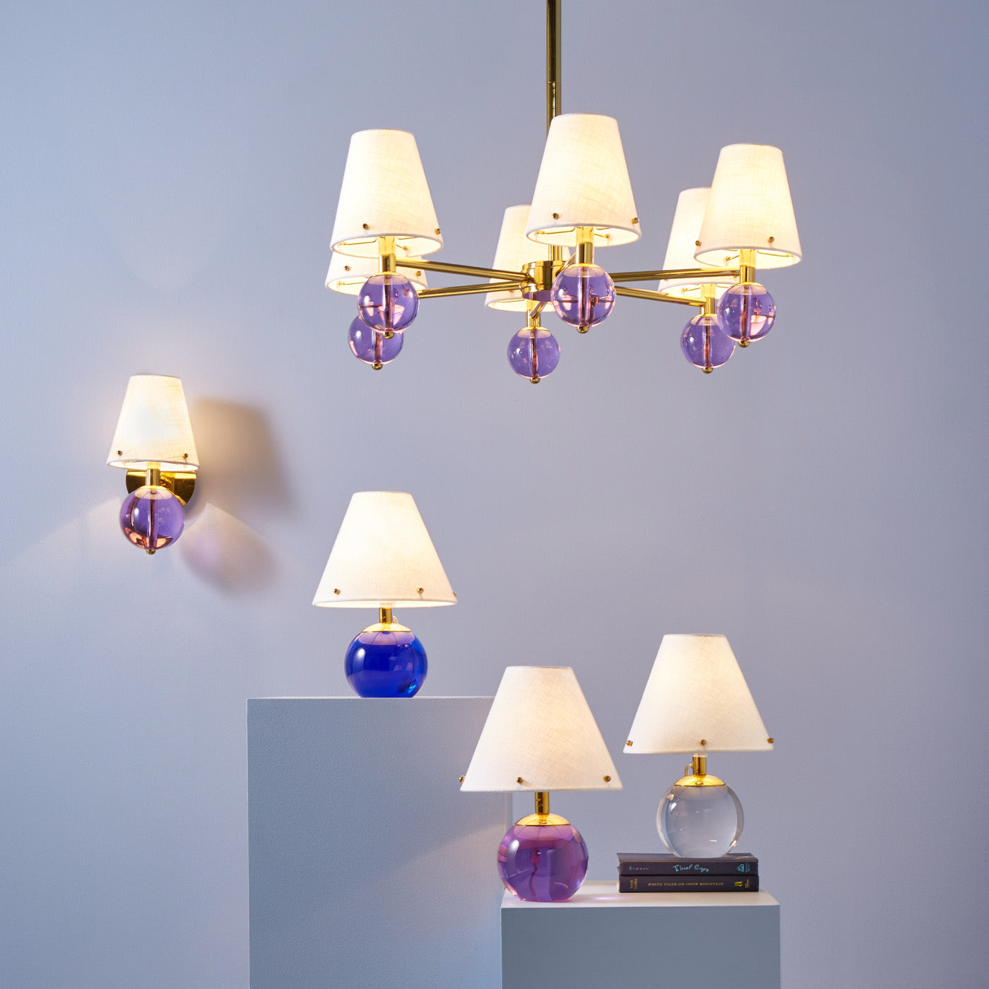 belvedere lighting collection - styled view