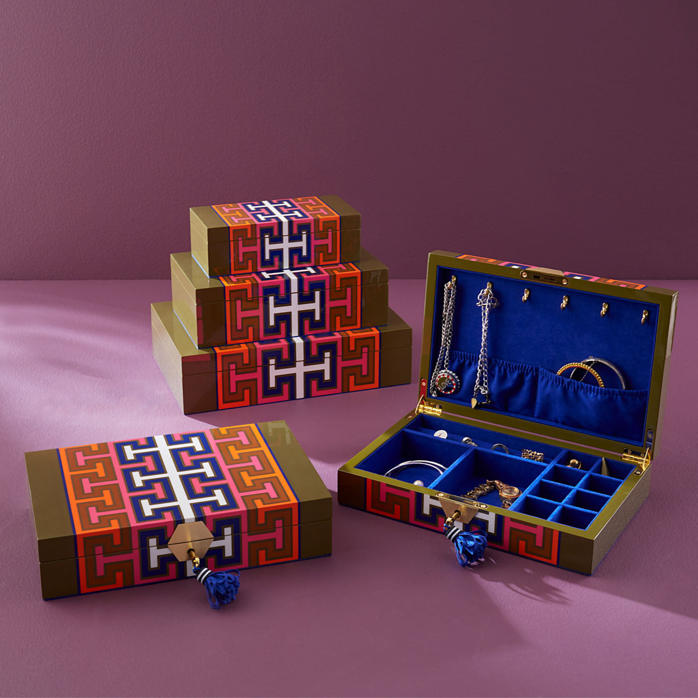 Madrid Jewelry Box - styled view