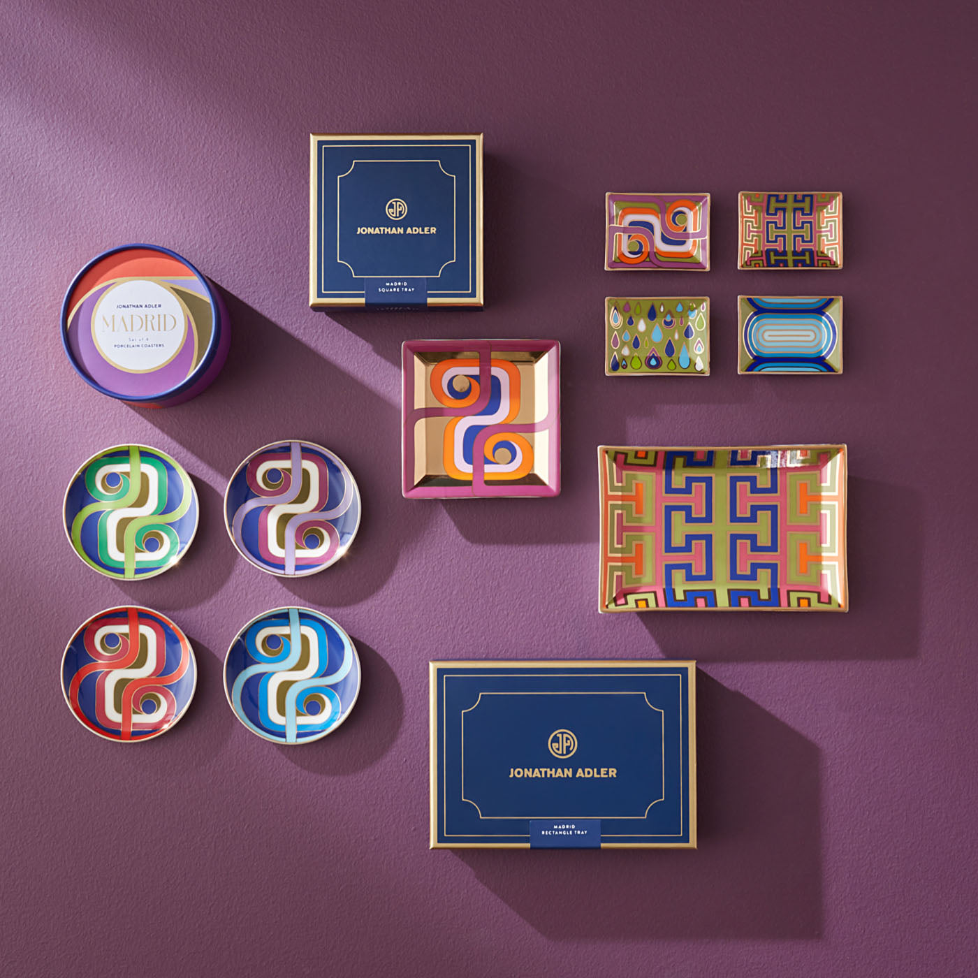 Madrid Coaster Set with Box