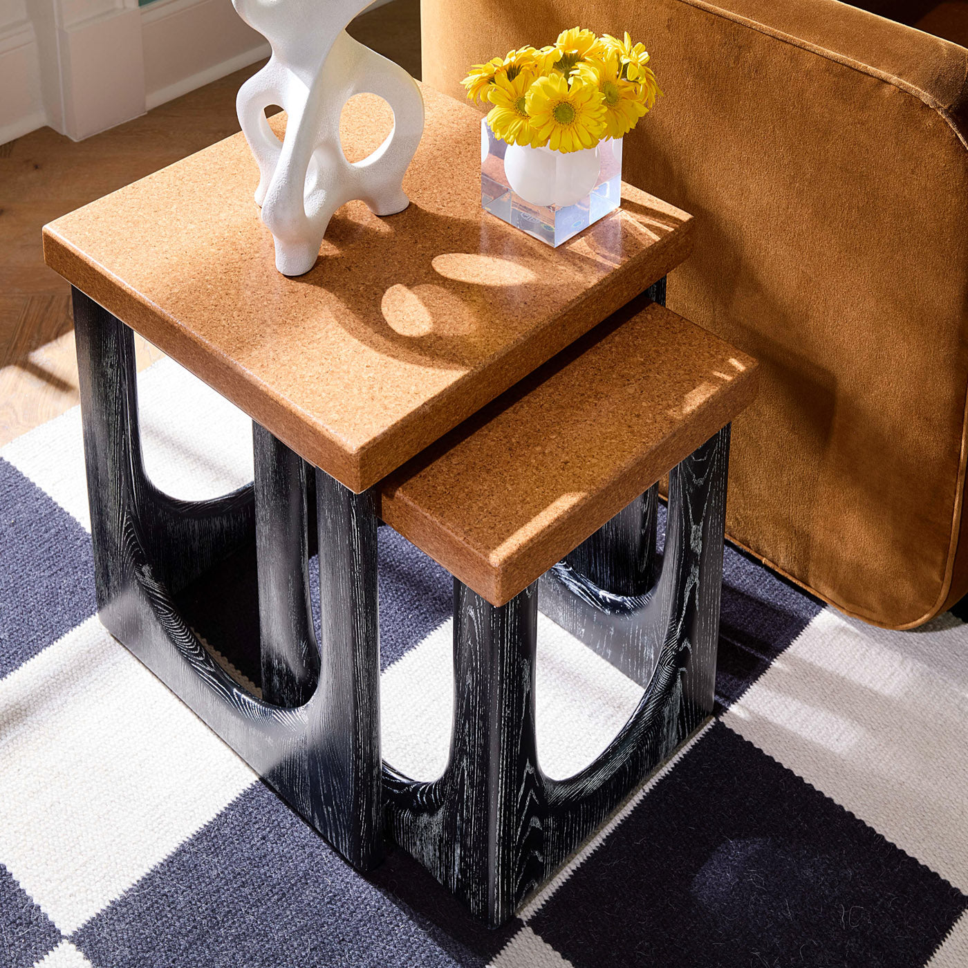 Coliseum Nesting Tables - front view