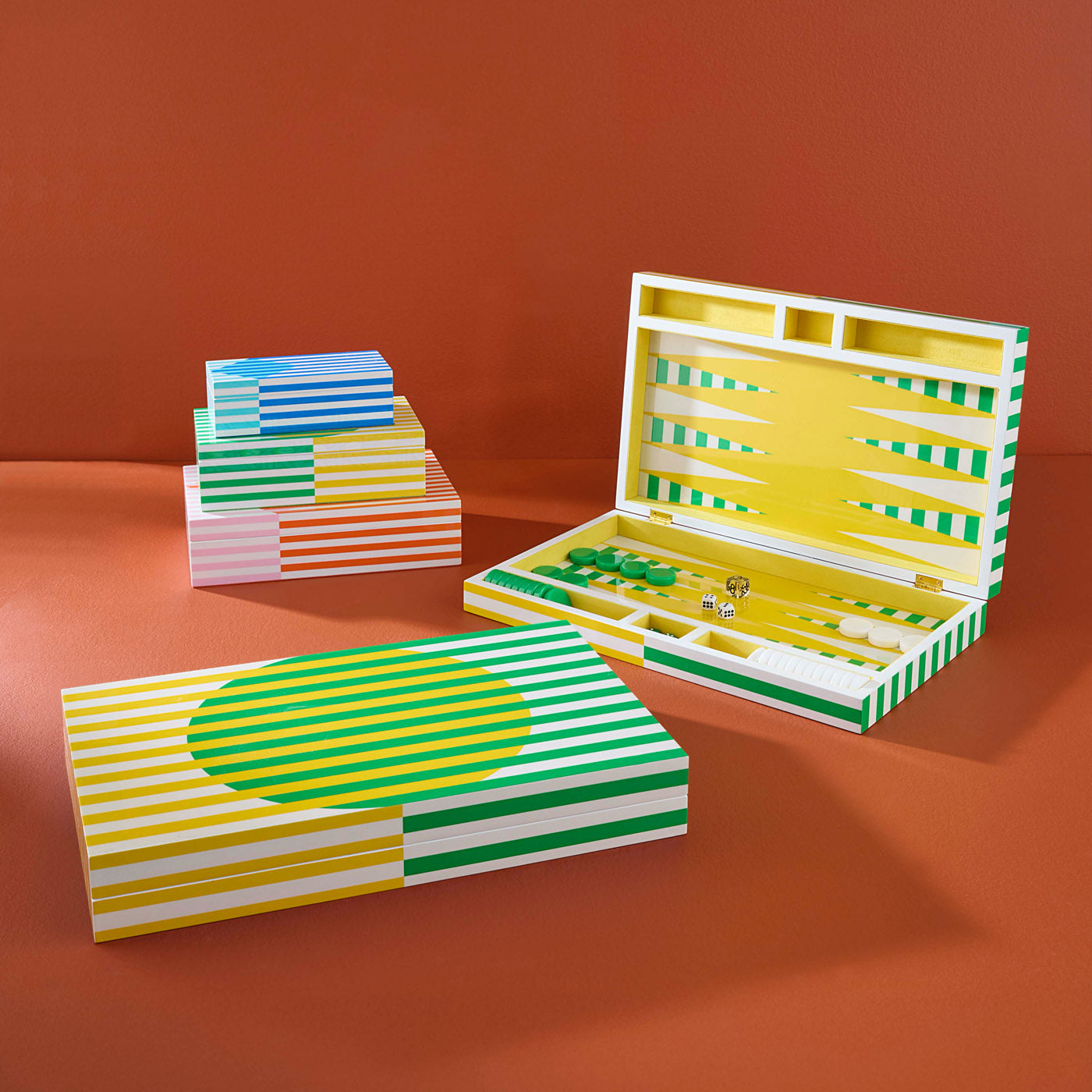 Copenhagen Backgammon Set - group view