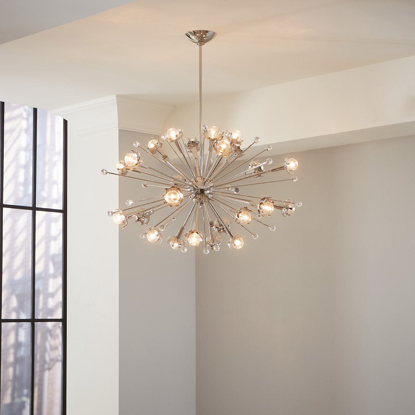sputnik chandelier Brass - styled view