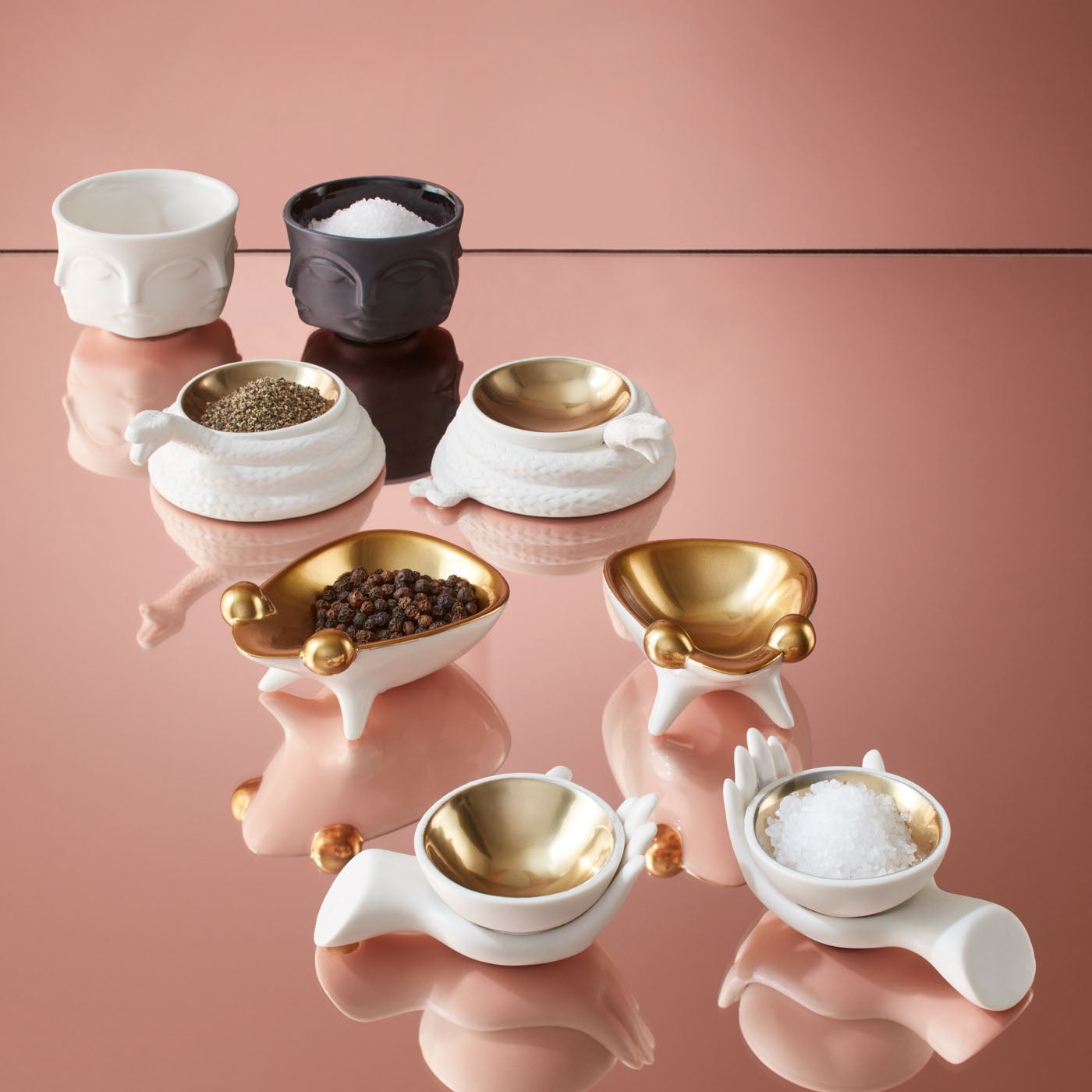 eve salt and pepper cellars - holiday shot