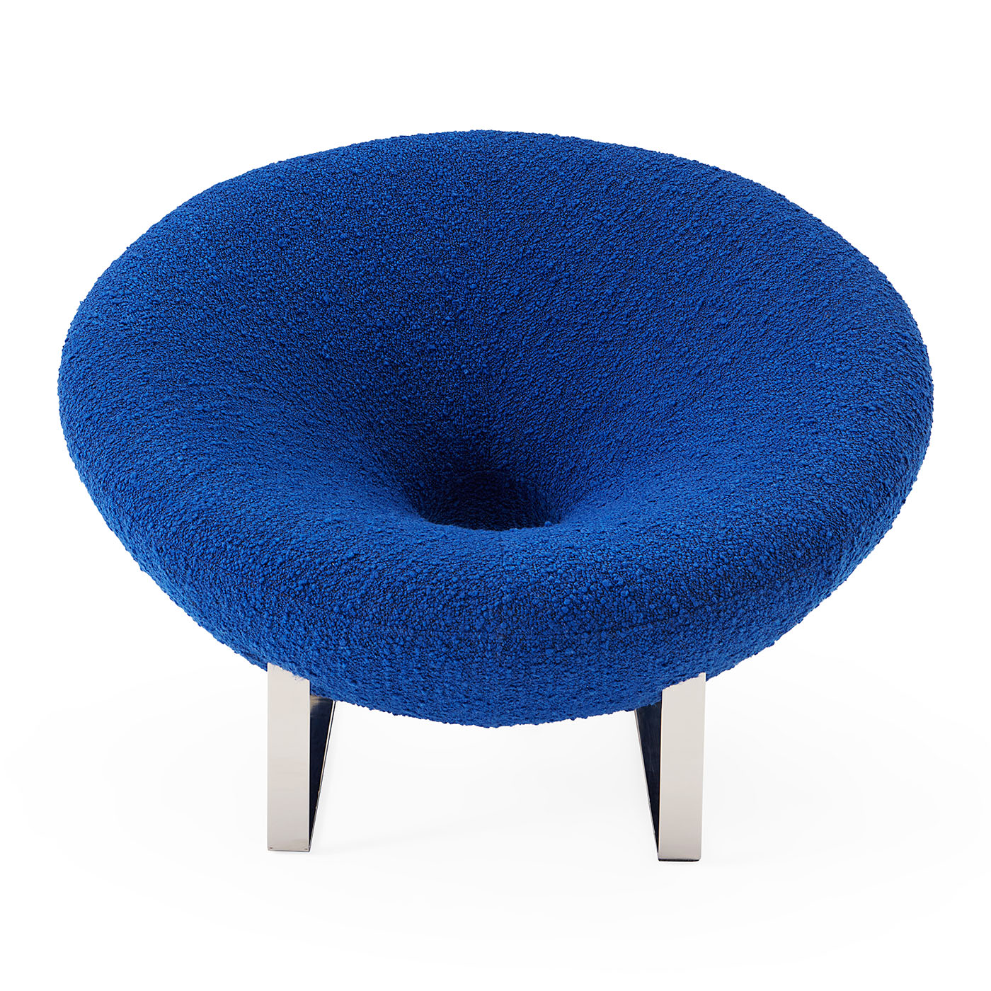 Saturn Lounge Chair in cirrus cobalt - angle view