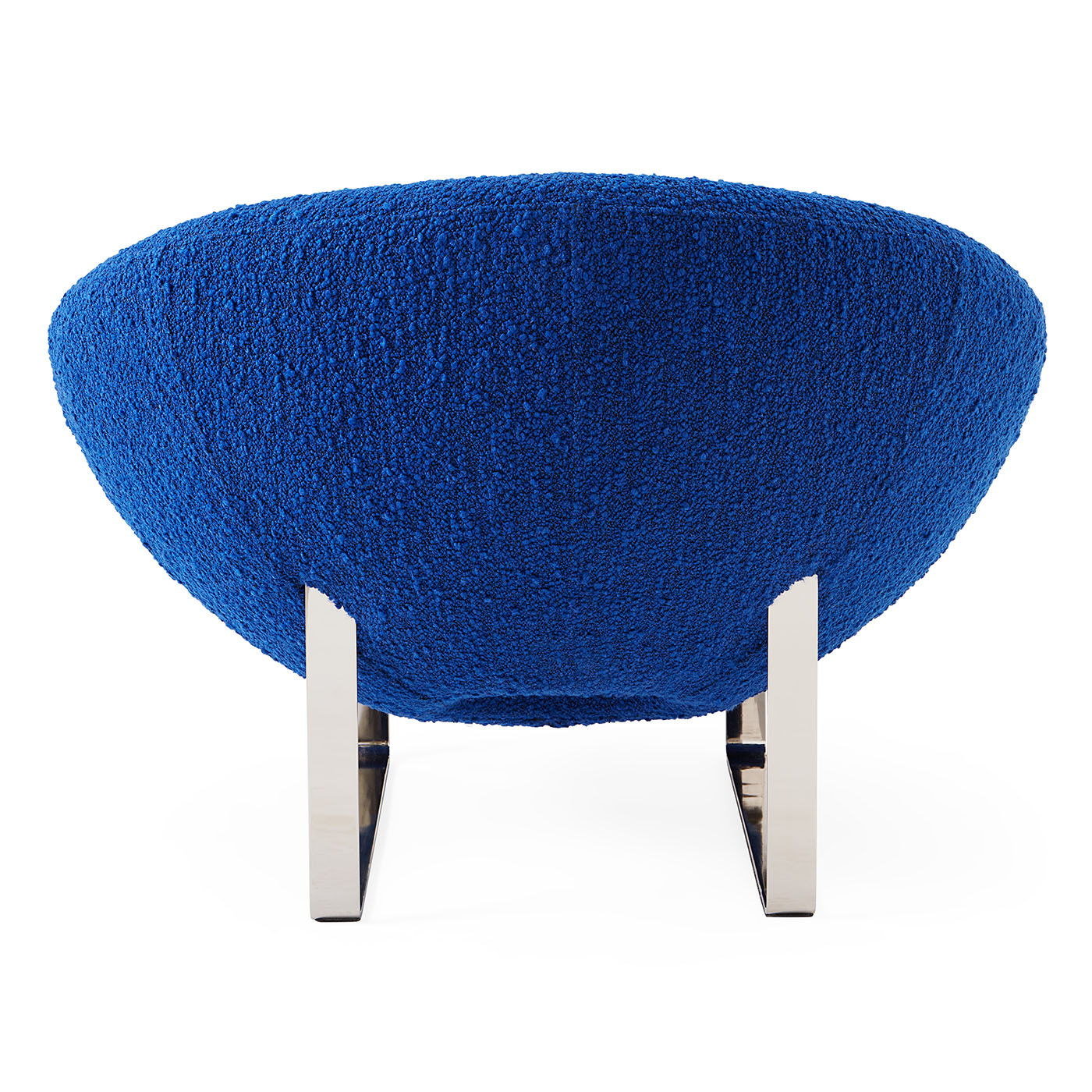 Saturn Lounge Chair in cirrus cobalt - back angle view