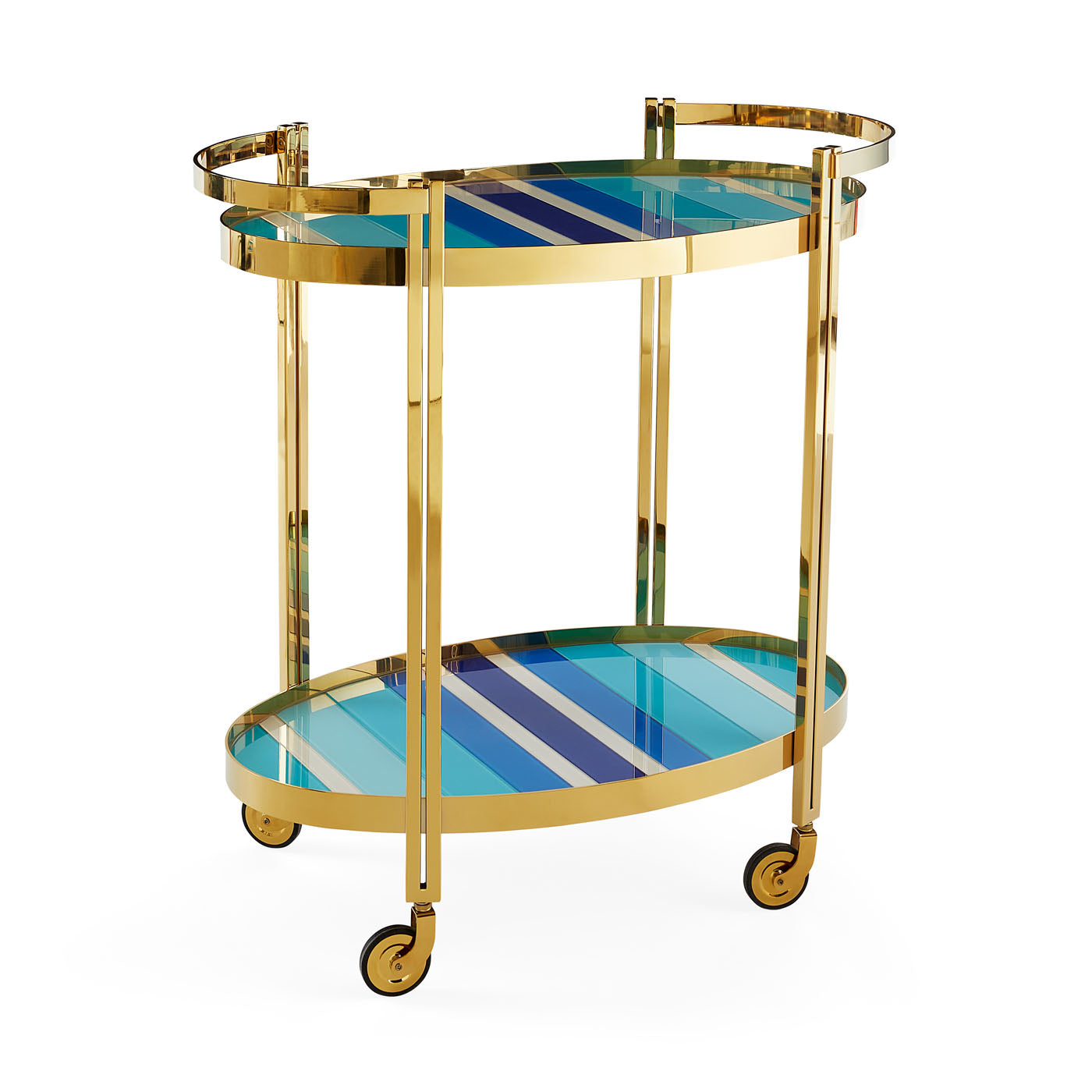 Ultramarine Bar Cart - angle view