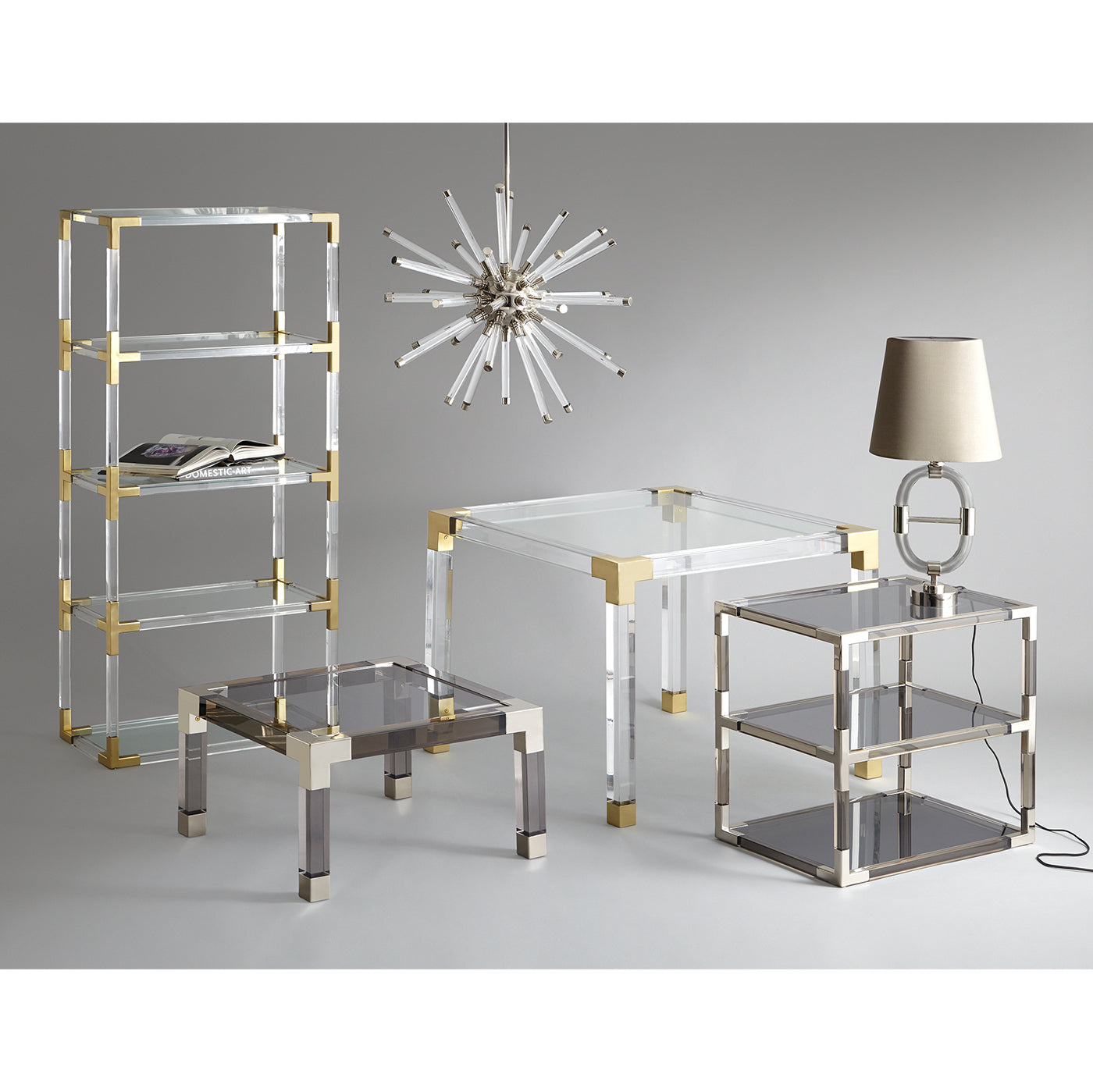 jacques furniture lighting collection - styled view