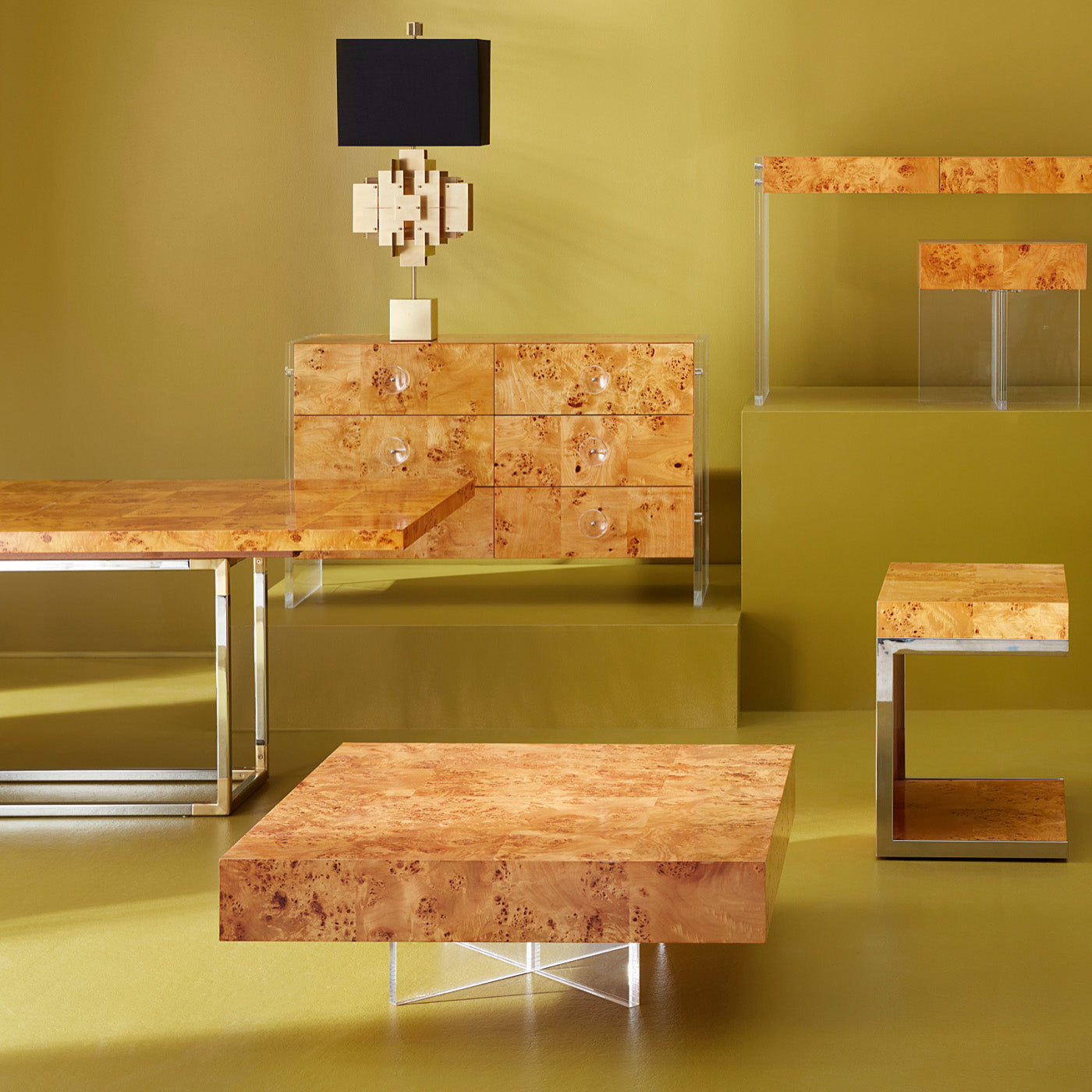 bond dining table - styled view