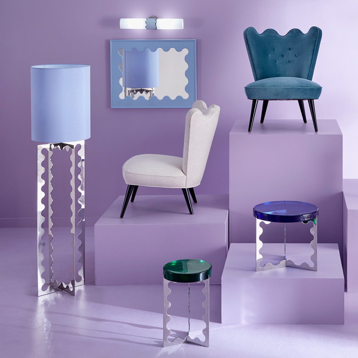 ripple furniture and lighting collection - styled view