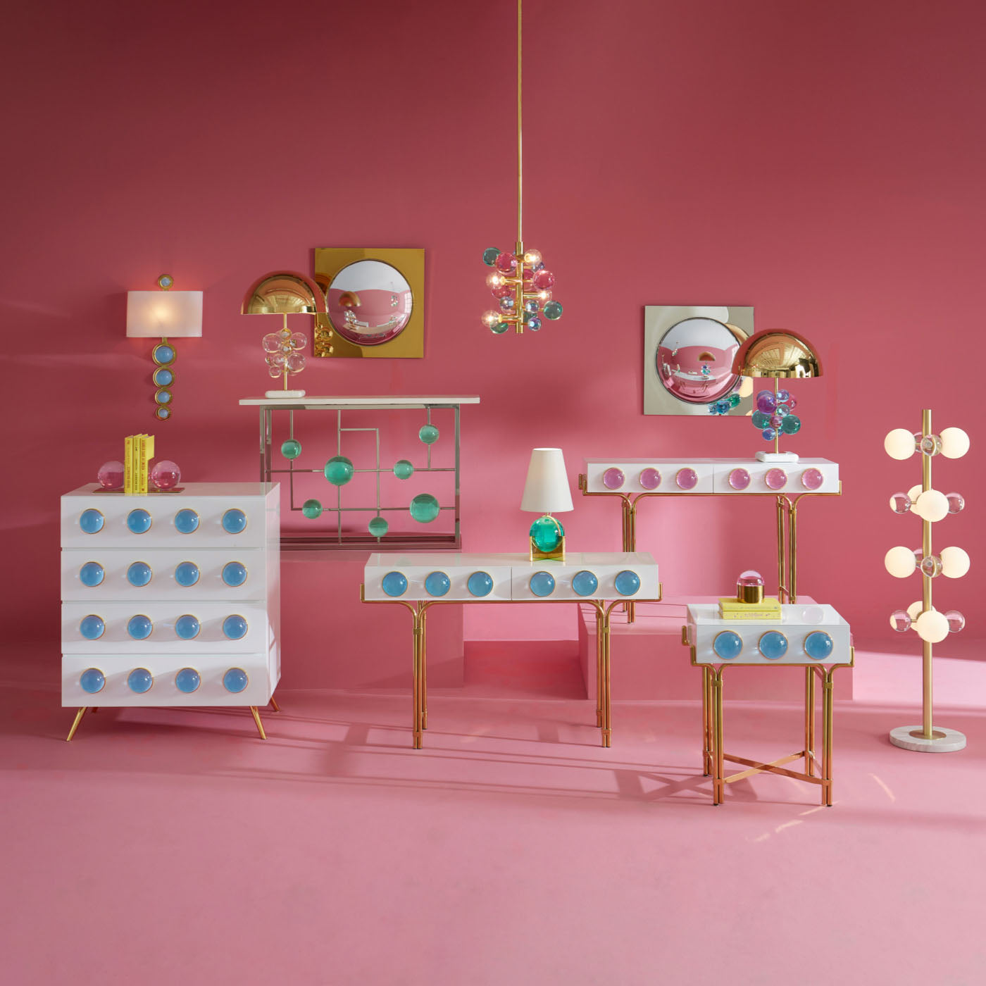 globo floor lamp - collection styled view