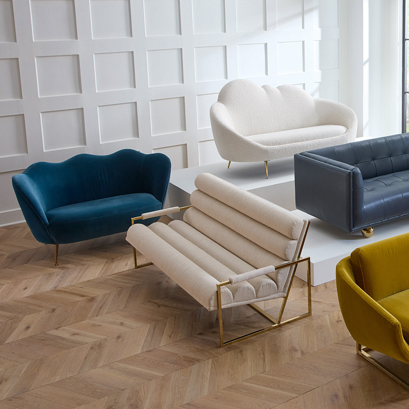 ether cloud settee collection