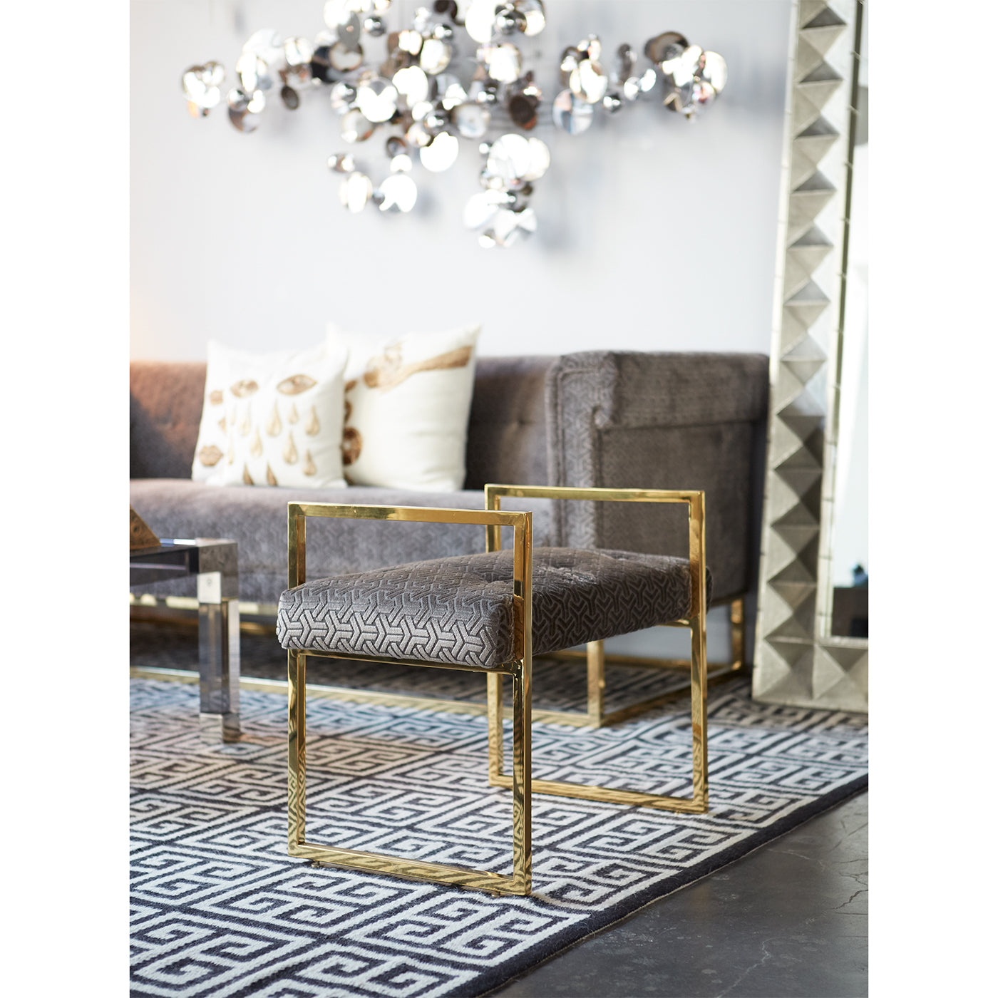 Greek Key Flatweave Rug