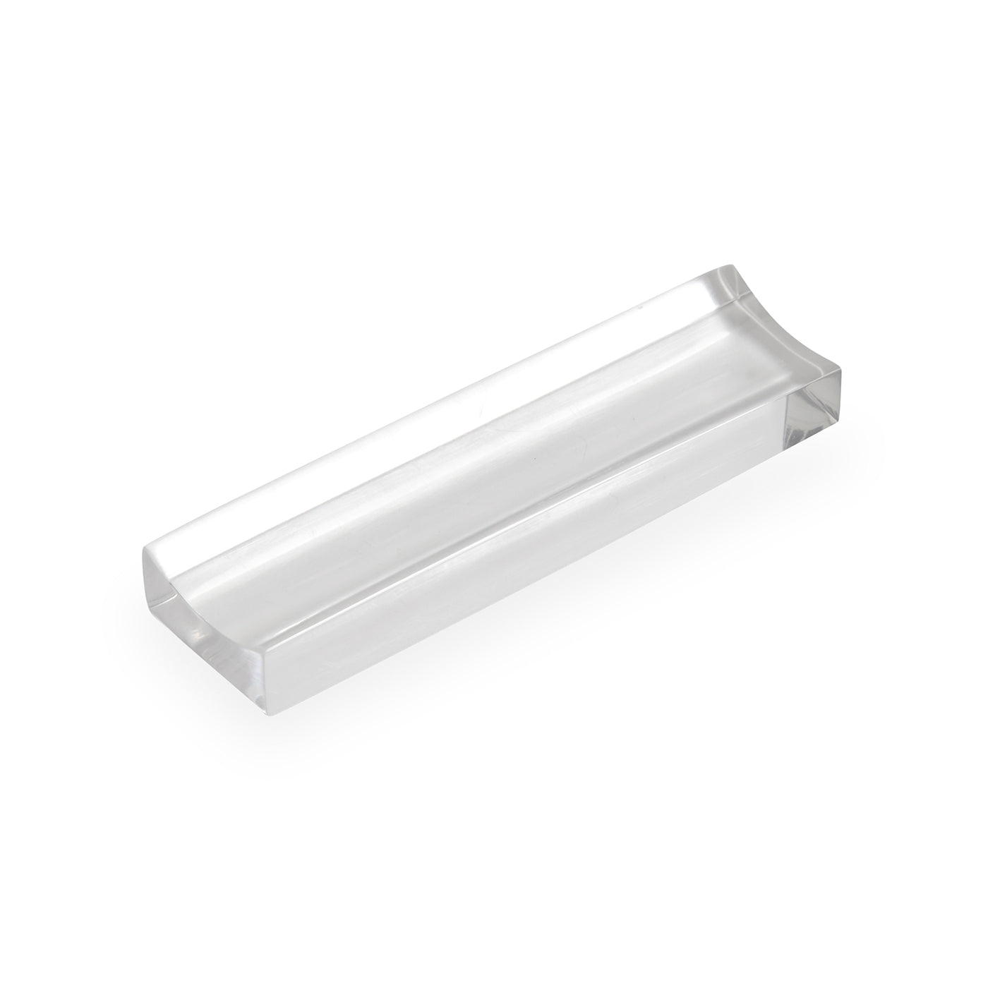 acrylic pill stand small clear - angle view