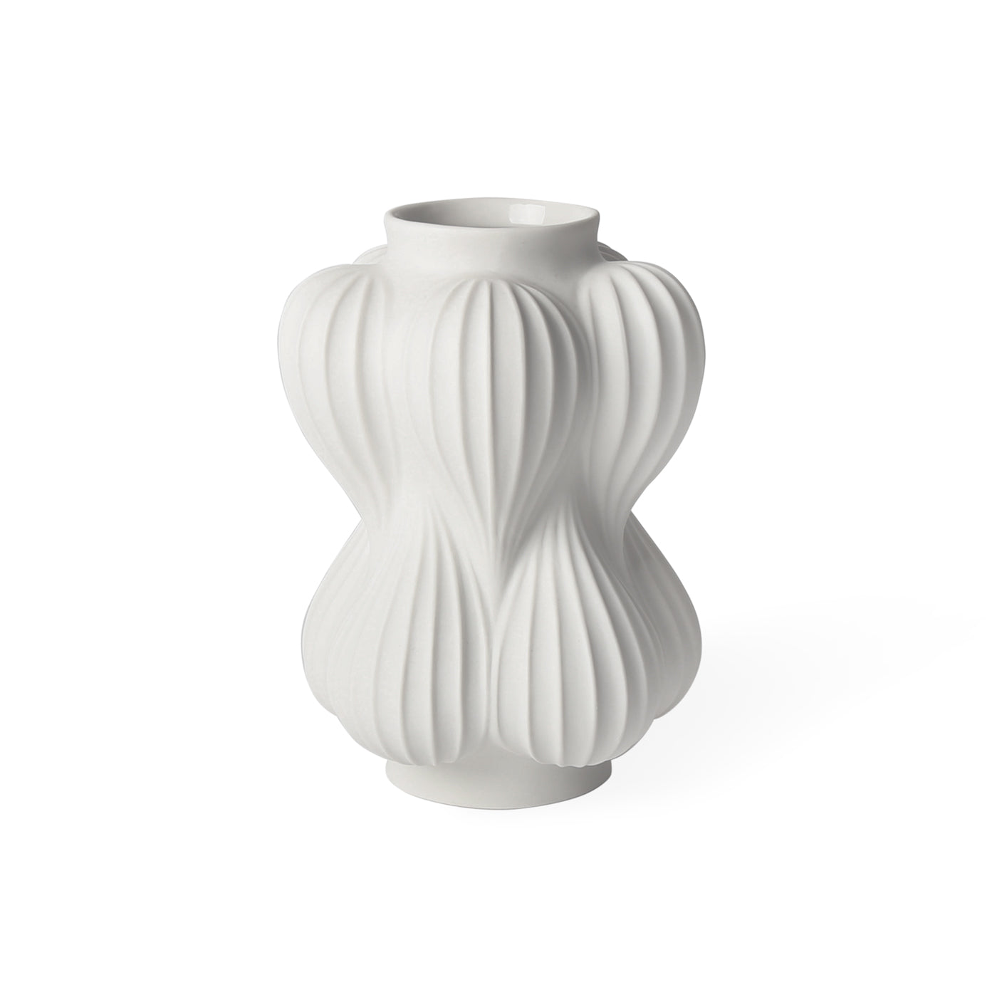 balloon vase medium porcelain white - view 1