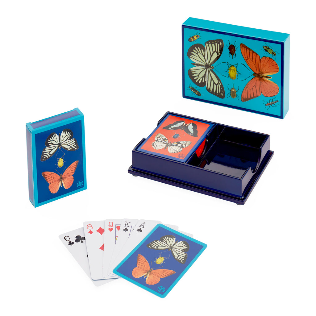 トランプ BOTANISCHES KARTENSPIEL Botanist Lacquer Card Set | Jonathan Adler