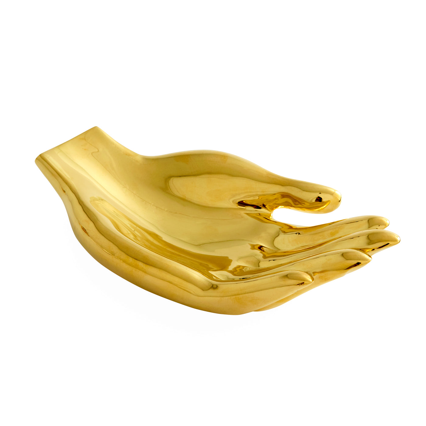 hand bowl brasse - angle view 2