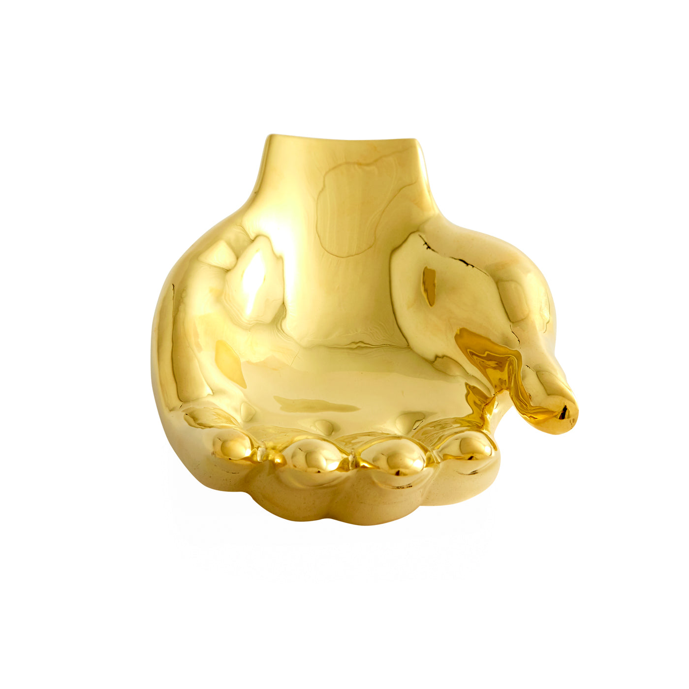 hand bowl brasse - side view 2